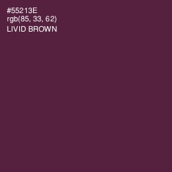 #55213E - Livid Brown Color Image